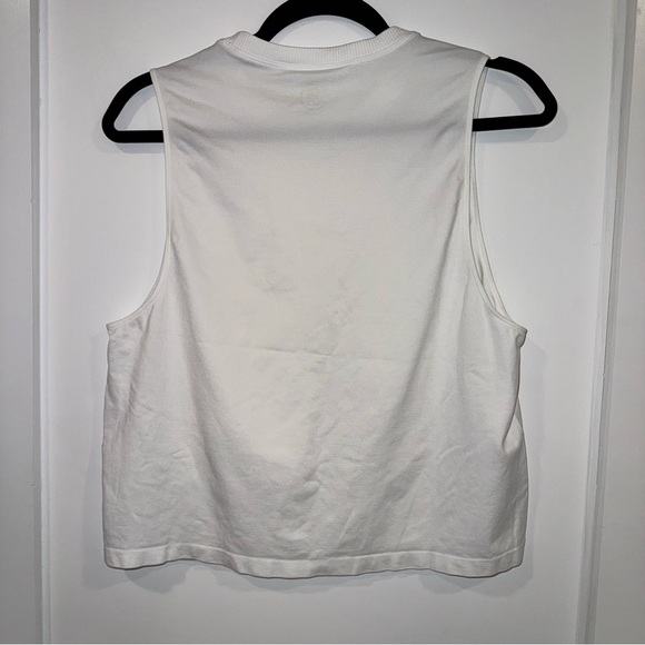 SAGE Collective White Sleeveless Workout Tank‎ Top | Size Small - Picture 2 of 5